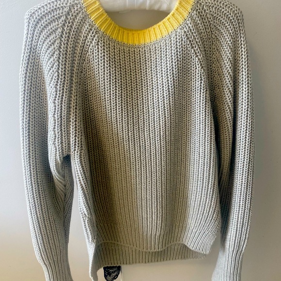 Bassike Size 8 Fishermans Knit Jumper 